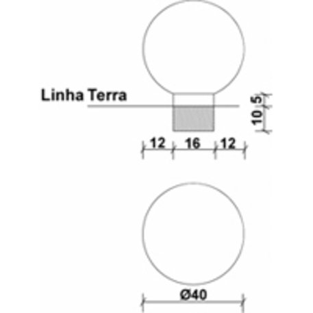 Betonbank 'Globo / Ø400mm'
