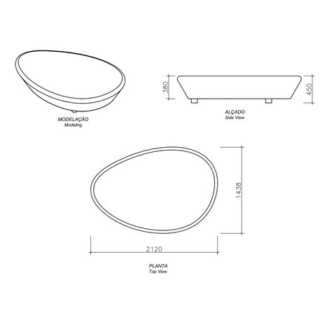 Betonbank 'Dolma / Bench XL 2120mm'