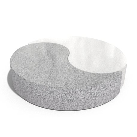 Parkbänke aus Beton 'Yin & Yang / Ø220xH/44cm / BS-259'