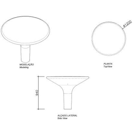 Betonbank + Tisch 'Picnic Urban Play'