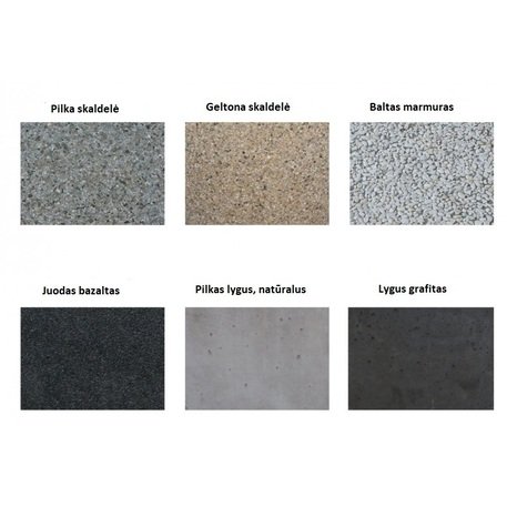 Abfallbehälter aus Beton '40x40xH/80cm / 40L'