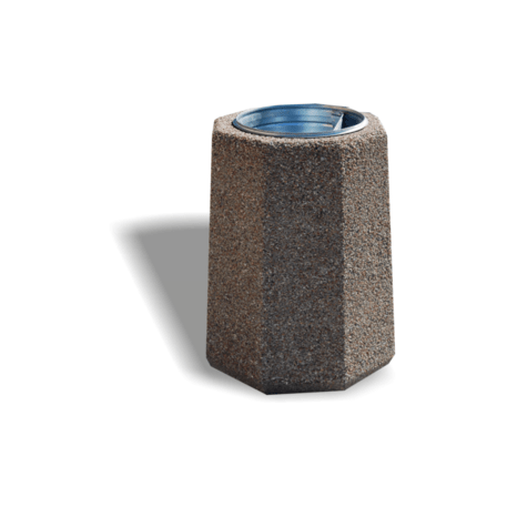 Abfallbehälter aus Beton '62xH/80cm / 90L'