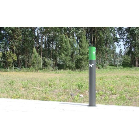 Metallmülleimer für Hunde 'Doggy bin'