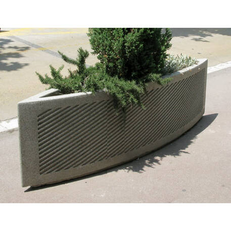 Pflanzkübel aus Beton 120cm / 200cm 'Test-E'