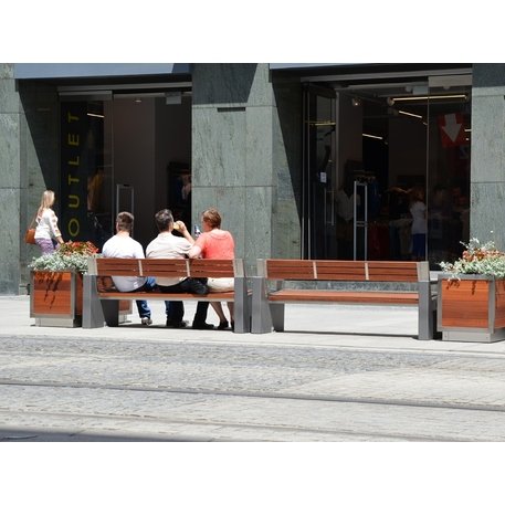 Blumentopf aus Metall 'Boston' 117x59x68cm