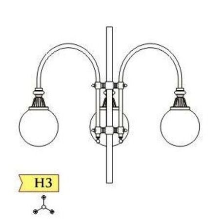 Straßenbeleuchtungsmasten 'T28-H3_H/530cm'