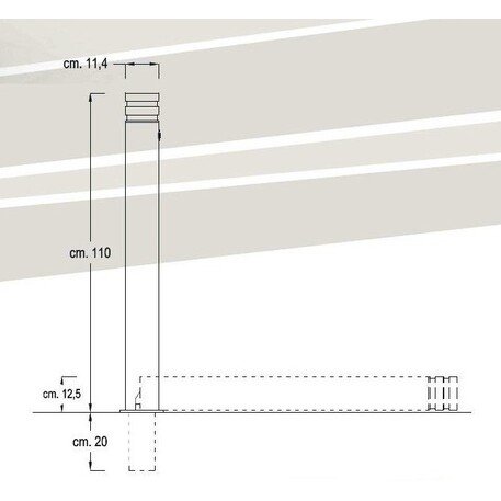 Poller aus Metall '396'