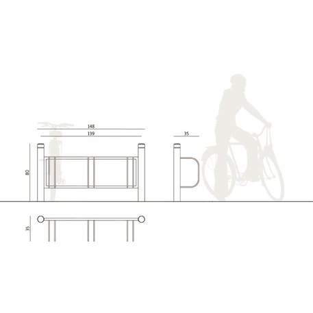 Fahrradständer 'York'