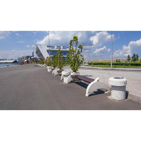 Parkbänke aus Beton '200x92xH/52cm / BS-8'