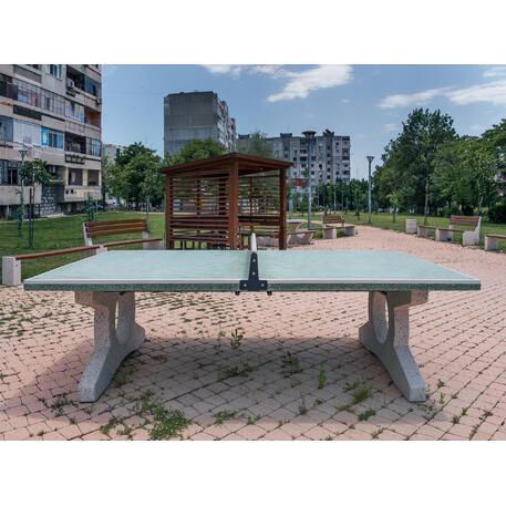 Tischtennisplatte aus Beton '274x152.5xH/76cm / BS-89'
