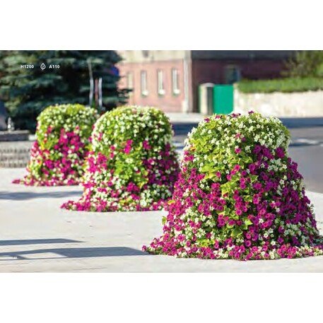 Metallpyramide von Outdoor-Blumentöpfen für Städte 'H-1050mm / 5St.'