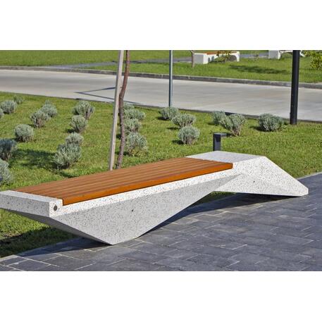 Betonbank ohne Rückenlehne '330x50x45cm / BS-234'