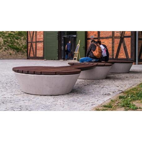 Betonbank mit / ohne Rückenlehne 'IROKO_STF/20-04-22_06/MDL'
