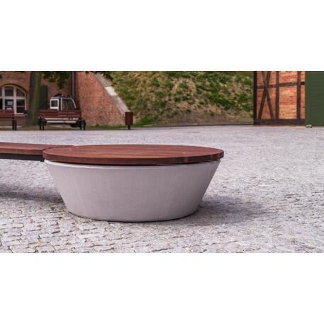 Betonbank mit / ohne Rückenlehne 'IROKO_STF/20-04-22_06/MDL'