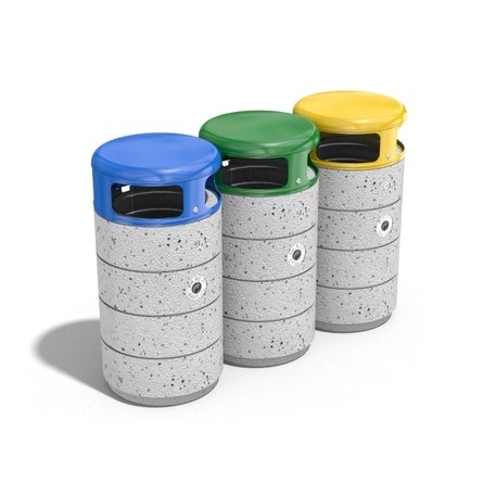 Betonaußenbehälter für Sortier 'BS-128R_3x70L'