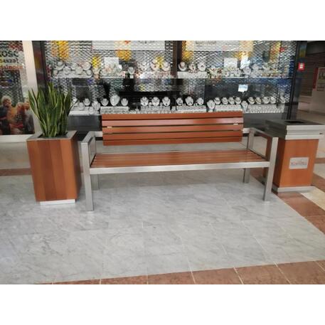 Blumentopf aus Metall 'STF/20-15-15_02MDL'