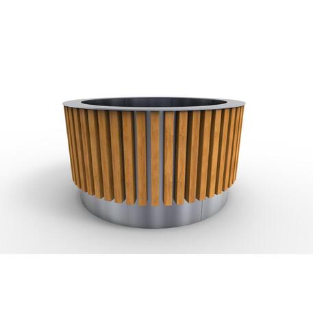 Blumentopf aus Metall 'STF/19-15-14_01MDL'