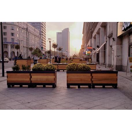 Blumentopf aus Metall 'STF/19-15-02MDL'
