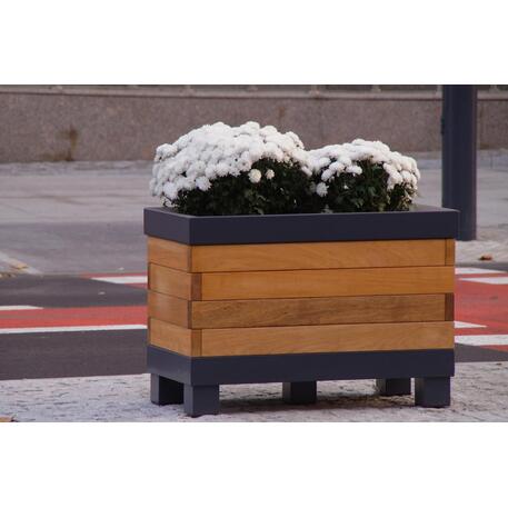 Blumentopf aus Metall 'STF/19-15-02MDL'