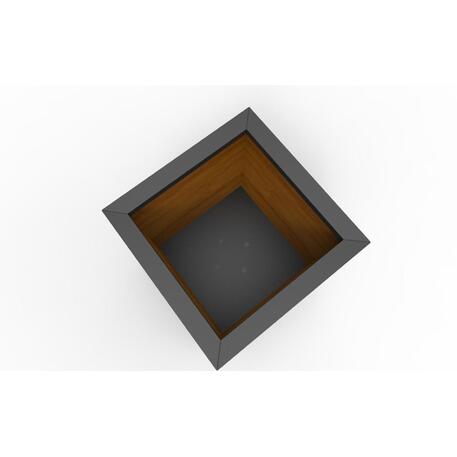 Blumentopf aus Metall 'STF/19-15-02MDL'
