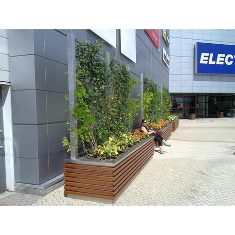 Blumentopf aus Metall 'STF/13-26-08MDL'