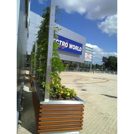 Blumentopf aus Metall 'STF/13-26-08MDL'