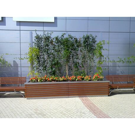 Blumentopf aus Metall 'STF/13-26-08MDL'