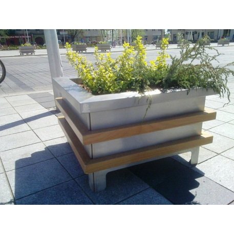 Blumentopf aus Metall 'STF/13-15-60MDL'