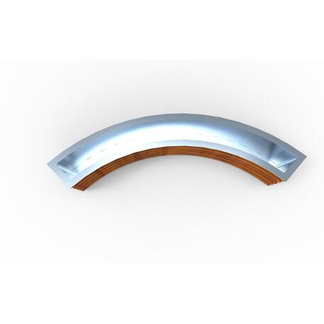 Blumentopf aus Metall 'STF/13-15-55MDL'