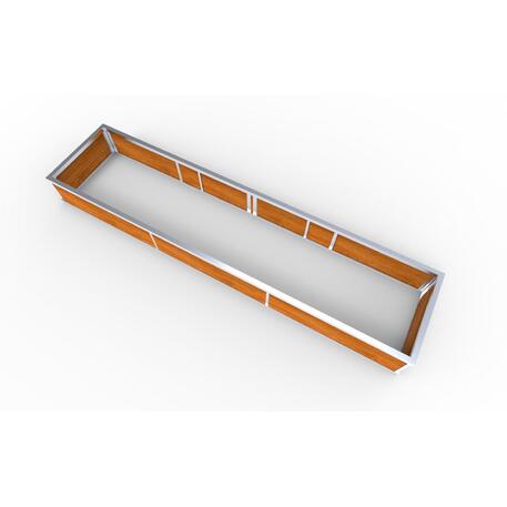 Metal flowerpot 'STF/13-15-34MDL'
