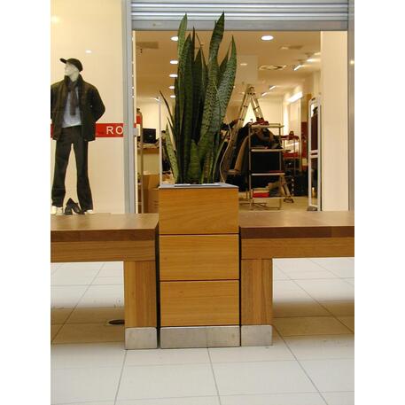 Blumentopf aus Metall 'STF/10-58-05MDL'