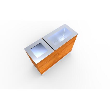 Blumentopf aus Metall 'STF/10-58-05MDL'