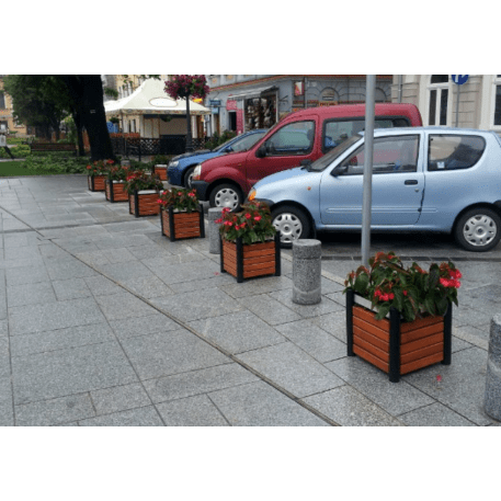 Blumentopf aus Metall 'Practic / 85x85x70cm'