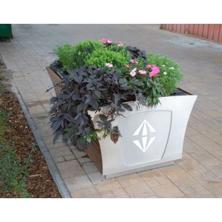 Blumentopf aus Metall 'Sekwana / 153x96x68cm'