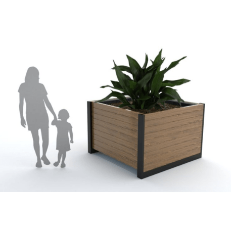 Blumentopf aus Metall 'Caspe / 68x55x45cm'