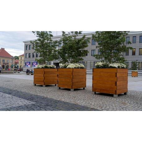 Blumentopf aus Metall 'STF/13-15-51MDL'