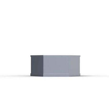 Blumentopf aus Metall 'STF/13-15-39MDL'