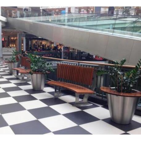 Blumentopf aus Metall 'STF/13-15-24MDL'