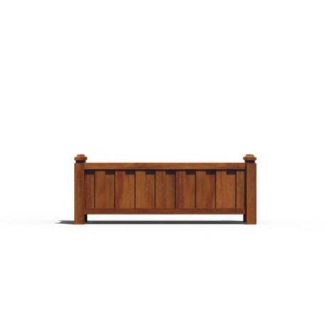 Blumentopf aus Metall Iroko 'STF/22-15-04MDL'