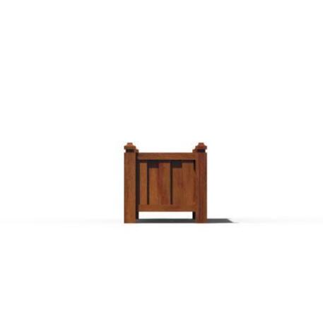 Blumentopf aus Metall Iroko 'STF/22-15-04MDL'