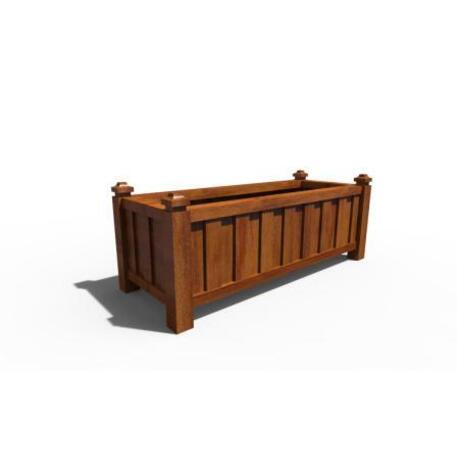 Blumentopf aus Metall Iroko 'STF/22-15-04MDL'
