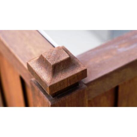 Blumentopf aus Metall Iroko 'STF/22-07-08MDL'