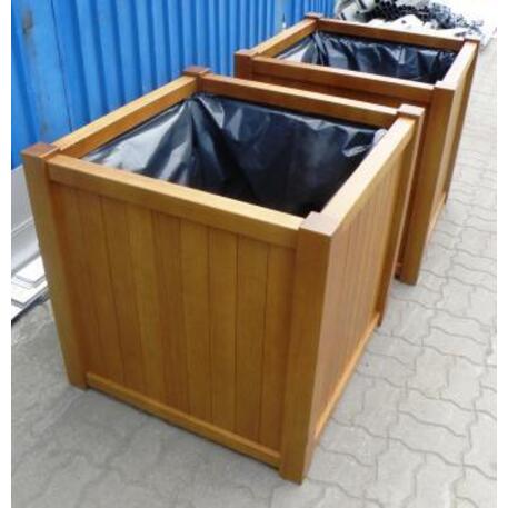 Blumentopf aus Metall Iroko 'STF/04-15-03MDL'
