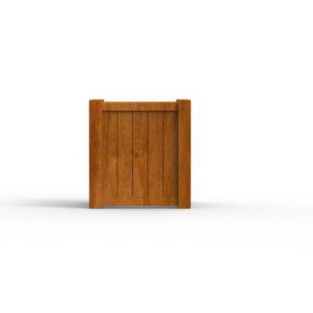Blumentopf aus Metall Iroko 'STF/04-15-03MDL'