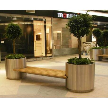 Metallbank + Blumentopf 'STF/13-04-37MDL'