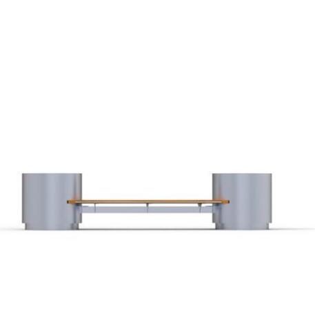 Metallbank + Blumentopf 'STF/13-04-37MDL'
