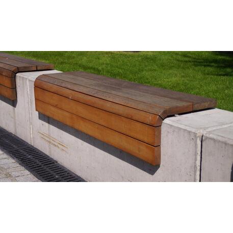 Betonbank ohne Rückenlehne 'IROKO_STF/20-02-04MDL'