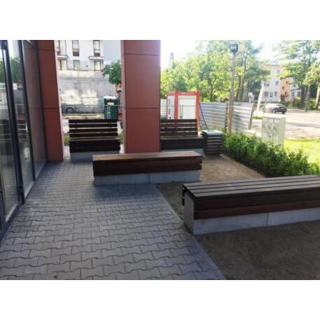 Betonbank ohne Rückenlehne 'IROKO_STF/18-02-34_01MDL'