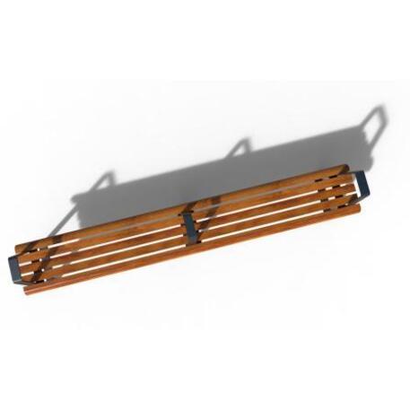Metallbank ohne Rückenlehne 'IROKO_STF/24-02-16MDL'