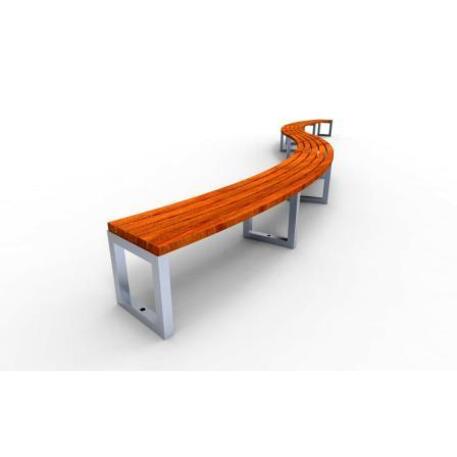 Metal bench without backrest 'IROKO_STF/20-02-26MDL'